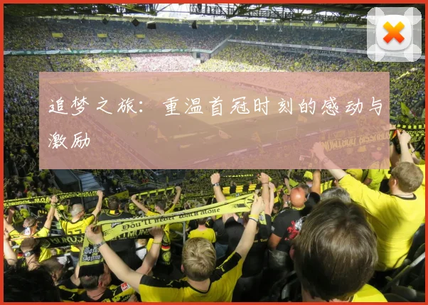 追梦之旅：重温首冠时刻的感动与激励